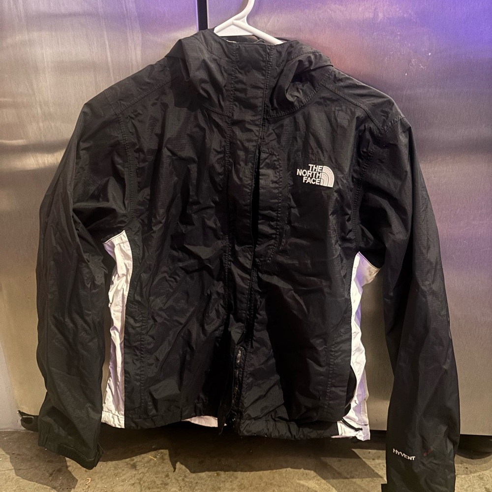 The North Face Black and White Windbreaker